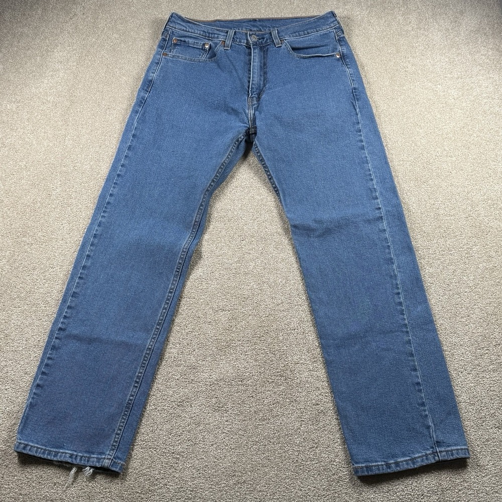 Levi's Men's 505 Straight Leg 30x29 (tag 32x30) Light Wash‎ Blue Jeans